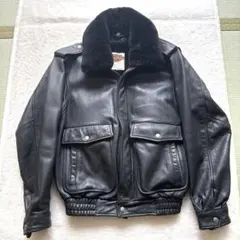 ハーレーダビッドソン ムートンジャケット ブラック 裏ボア 羊革 ライダース ハーレーダビッドソン ムートンジャケット ブラック 裏ボア 羊革