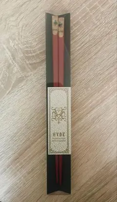 新品】HYDE チャリティーグッズ 北陸若狭塗お箸〈金・銀セット