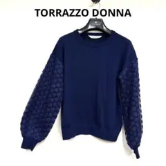TORRAZZO DONNAネイビー ニット 長袖