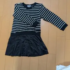 GLOBAL WORK ストライプ柄 ワンピース キッズXL