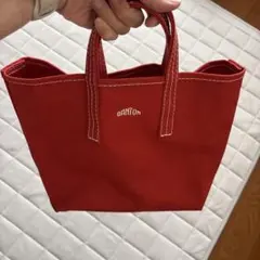 DANTON キャンバストートバッグ レッドのサムネイル