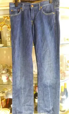 メンズ●【PAUL&JOE】ブルーデニムパンツ股上25㎝ウエスト82㎝●のサムネイル
