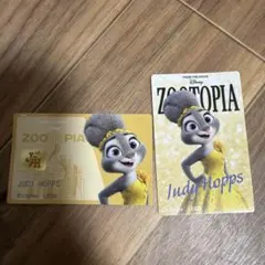 ズートピア ジュディ クレジットカード風ステッカー 雑誌風ステッカー セット