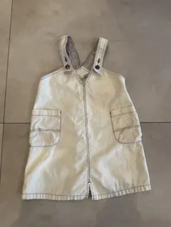 BREEZE ブリーズ　ジャンバースカート 110オフホワイト　アイボリー