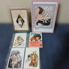 リンミンメイ ラブストーリー＆ポストC4枚＆額装)イラスト 飯島真理 マクロス②のサムネイル