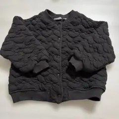 ZARA ハート　キルティングジャケット 4-5歳 110 ブラック