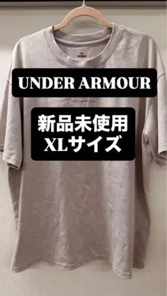 【新品未使用】UNDER ARMOUR XL グレー Tシャツ　メンズ