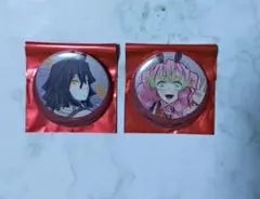 鬼滅の刃 干支 2026 午年 箔押し缶バッジ 甘露寺蜜璃 伊黒小芭内