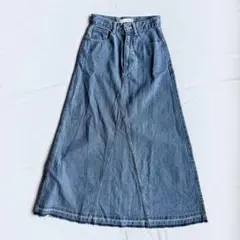 CECIL McBEE デニムロングスカート S バックスリット Y2Kグランジ
