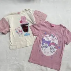 マイメロディ Tシャツ 120 sanrio クロミ スパンコール しまむら