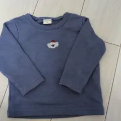 SIMPLE FREE コアラ刺繍 長袖トレーナー 80