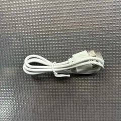 USB-A to USB-B ホワイトケーブル