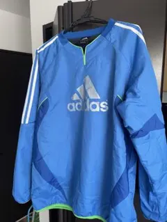 美品　adidas アディダス　ピステ ウィンドブレーカー 青（大人用）