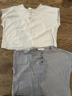 韓国子供服　anggo タンクトップ　Tシャツ　セット　xs 80