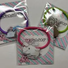 おぱんちゅうさぎ　ヘアゴム　3点セット