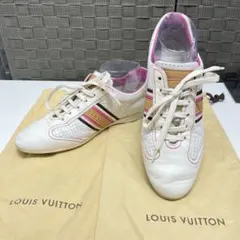 ひ*り様 Louis Vuitton カジュアルスニーカー ホワイト/ピンク