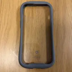 アイフェイスケース　iPhone14用 ライトグレー