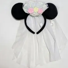 ディズニー　ミニー　カチューシャ　ブライド　ウエディングベール ウエディング
