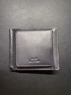 SEEKER マネークリップ 二つ折り財布 レザー ブラックのサムネイル