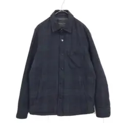 nano universe × 西川ダウン :バッファローチェック フラノシャツ