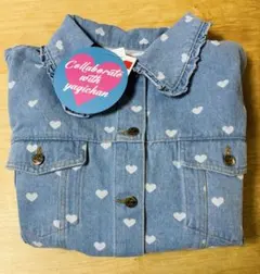 L 新品　レディース デニムジャケット ミニー アベイル　ディズニー　ミニパル