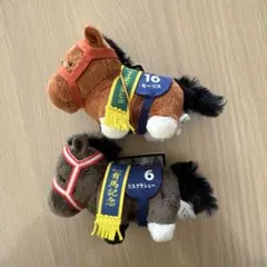 サラブレッドコレクション ミニマスコット6 リスグラシュー モーリス 2点セット