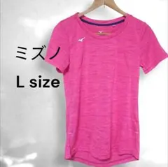 最終値下げ✨MIZUNOピンクドライTシャツ速乾スポーツウェア半袖レディース美品のサムネイル