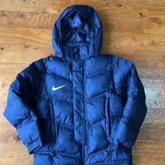 Nike フード付きダウンコート XS ネイビー