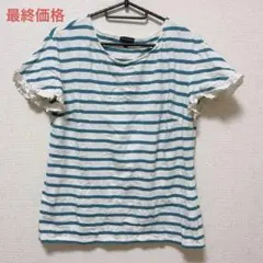 ❤️最終価格❤️ art class 【Talbots【S 】ズストライプ Tシャツのサムネイル