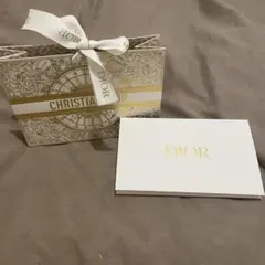 Dior ディオール ギフト バッグ ラッピング ホリデー 限定デザイン