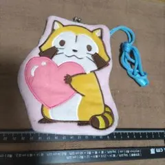 世界名作劇場　あらいぐま　ラスカル　がま口　コインケース　ピンク　小銭入れ