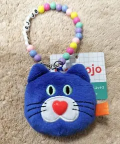 mojojojo ビーズチェーン付きフェイスマスコット2　ブルー