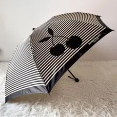 【極美品✨】SONIA RYKIEL 折りたたみ雨傘 さくらんぼ SRロゴのサムネイル