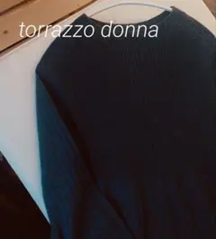 リブニットワンピース　torrazzo donna モスグリーン