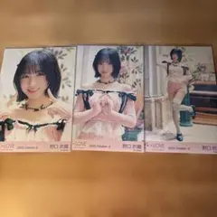 イコラブ 野口衣織 ラブソングに襲われる ピンクニット衣装 生写真