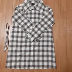 イーストボーイEast Boy チェック柄 長袖ワンピース