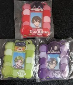 【カラフルピーチ】ミニフォトケース☆ゆあんくん☆シヴァ☆もふ☆3種セット