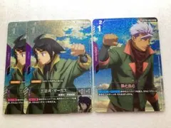 三日月・オーガス SP ・ 鉄と血と SP 2枚セット ガンダムカードゲーム