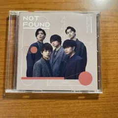 sexyzone NOT FOUND CD
