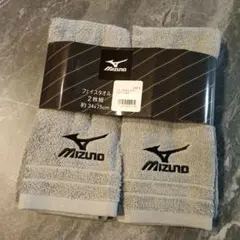 MIZUNO フェイスタオル 2枚組 約34×75cmのサムネイル