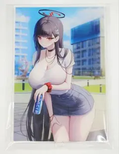 調月リオ　アクリルプレート【ブルーアーカイブ　Sab】 ※ジャンク品　ひびあり