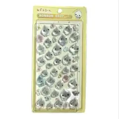 残りわずか　しずくちゃん　みるみる　ボンボンドロップシール　ホワイト