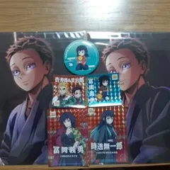 鬼滅の刃　映画入場特典・コジマオリジナルシール、ピンバッチ