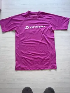 phiten バドミントンシャツ Sサイズ ピンクのサムネイル