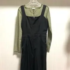 オールインワン ギンガムチェックトップス セット