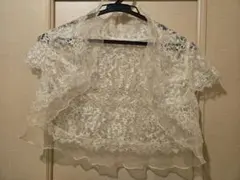 レース ビスチェカーディガンボレロ 半袖