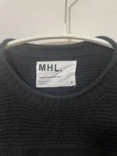 【美品】MHL. ブラック 長袖セーター サイズII