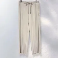 ジーユー GU リブイージーワイドパンツ ウエストゴム シンプル M《i410