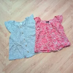 美品 H&M babyGap ブラウストップス 2枚 まとめ売り記名なし