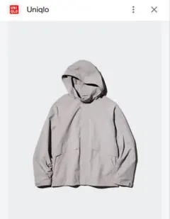 UNIQLO ユニクロ ウインドプルーフスタンドブルゾン グレー L